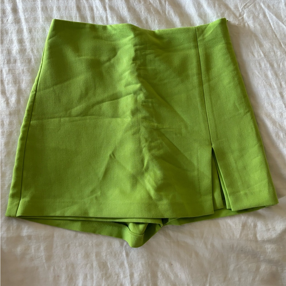 Zara Lime Green Skort